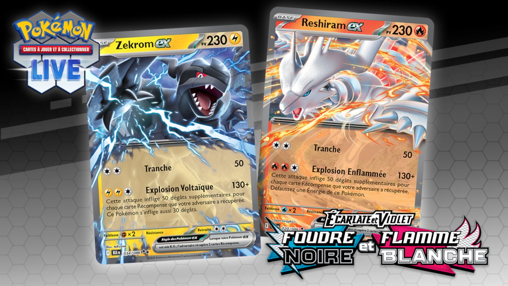 Pokémon JCC Foudre Noire Flamme Blanche
