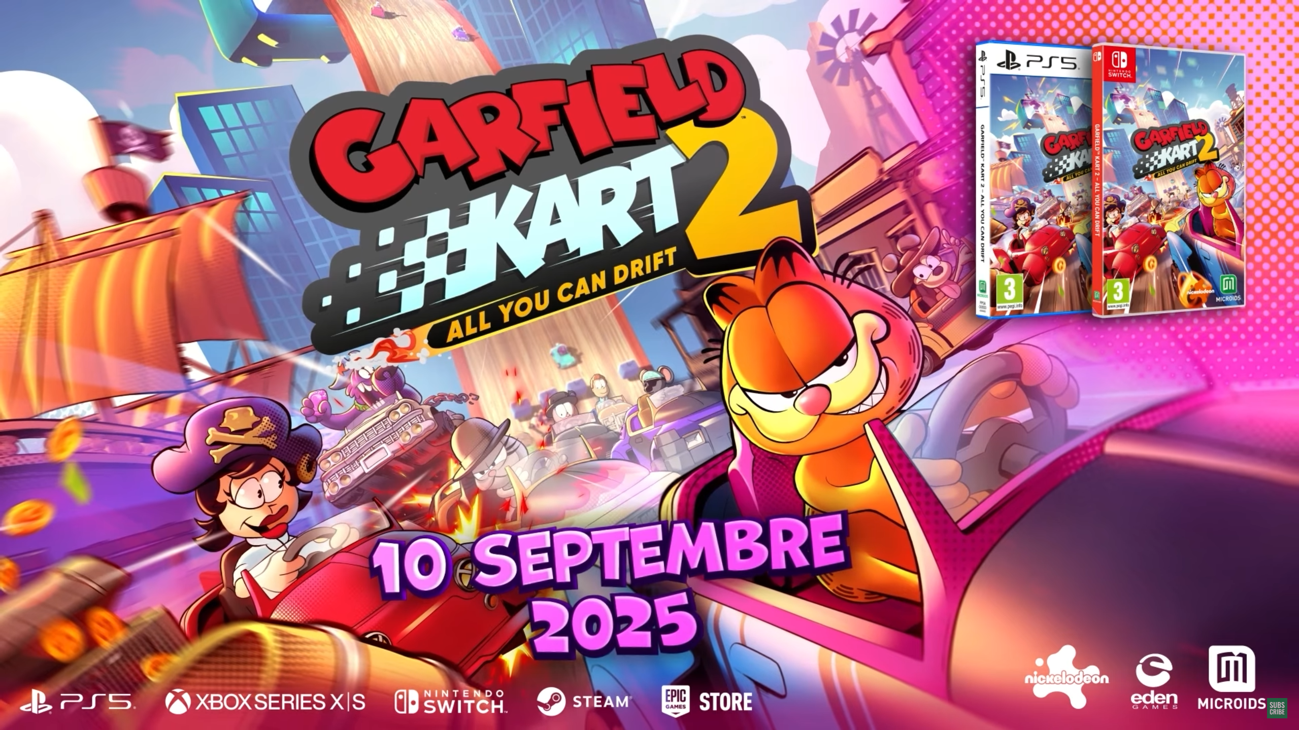 Garfield Kart 2 – All You Can Drift
