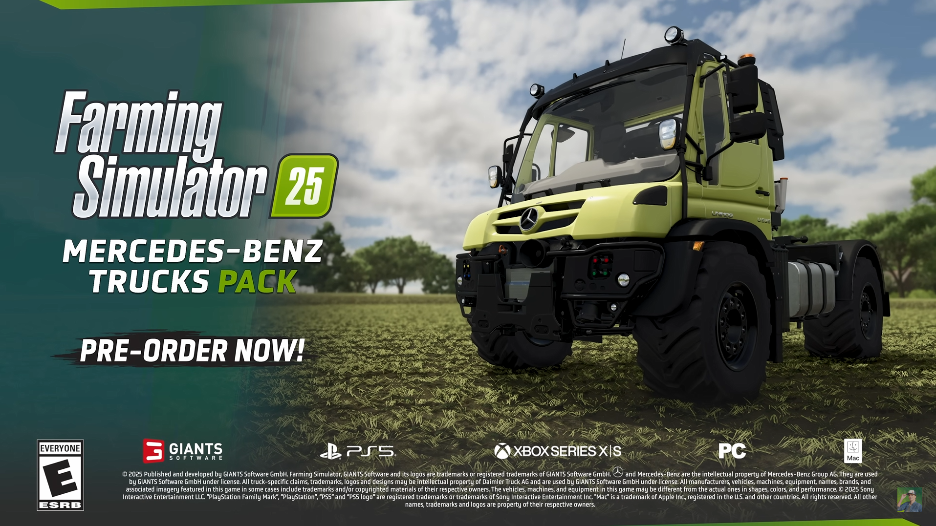 Farming Simulator 25 Un partenariat avec Daimler Truck AG