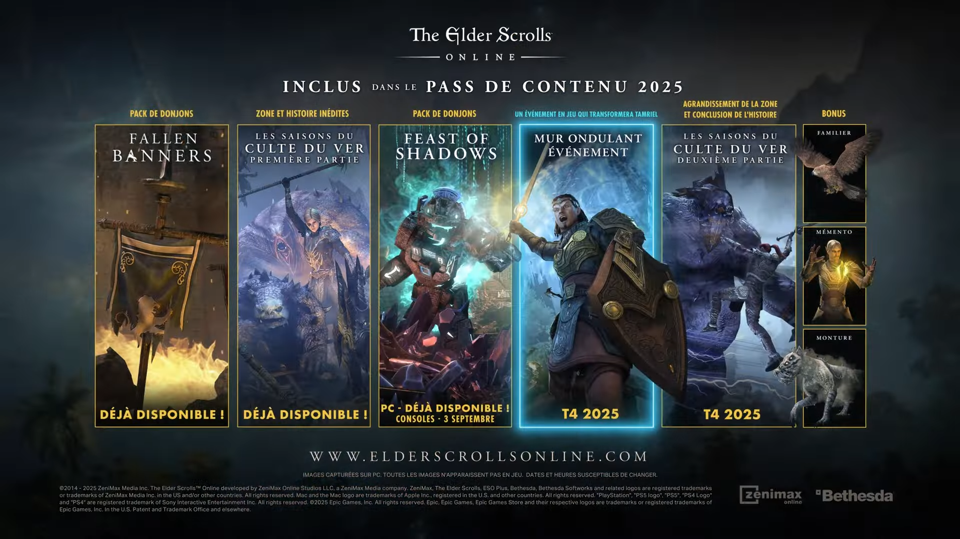 The Elder Scrolls Online Le pack de donjons Feast of Shadows