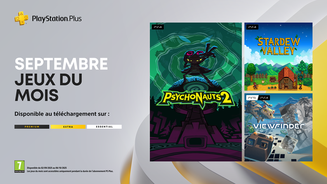 Playstation Plus Psychonauts 2 Stardew Valley Viewfinder 