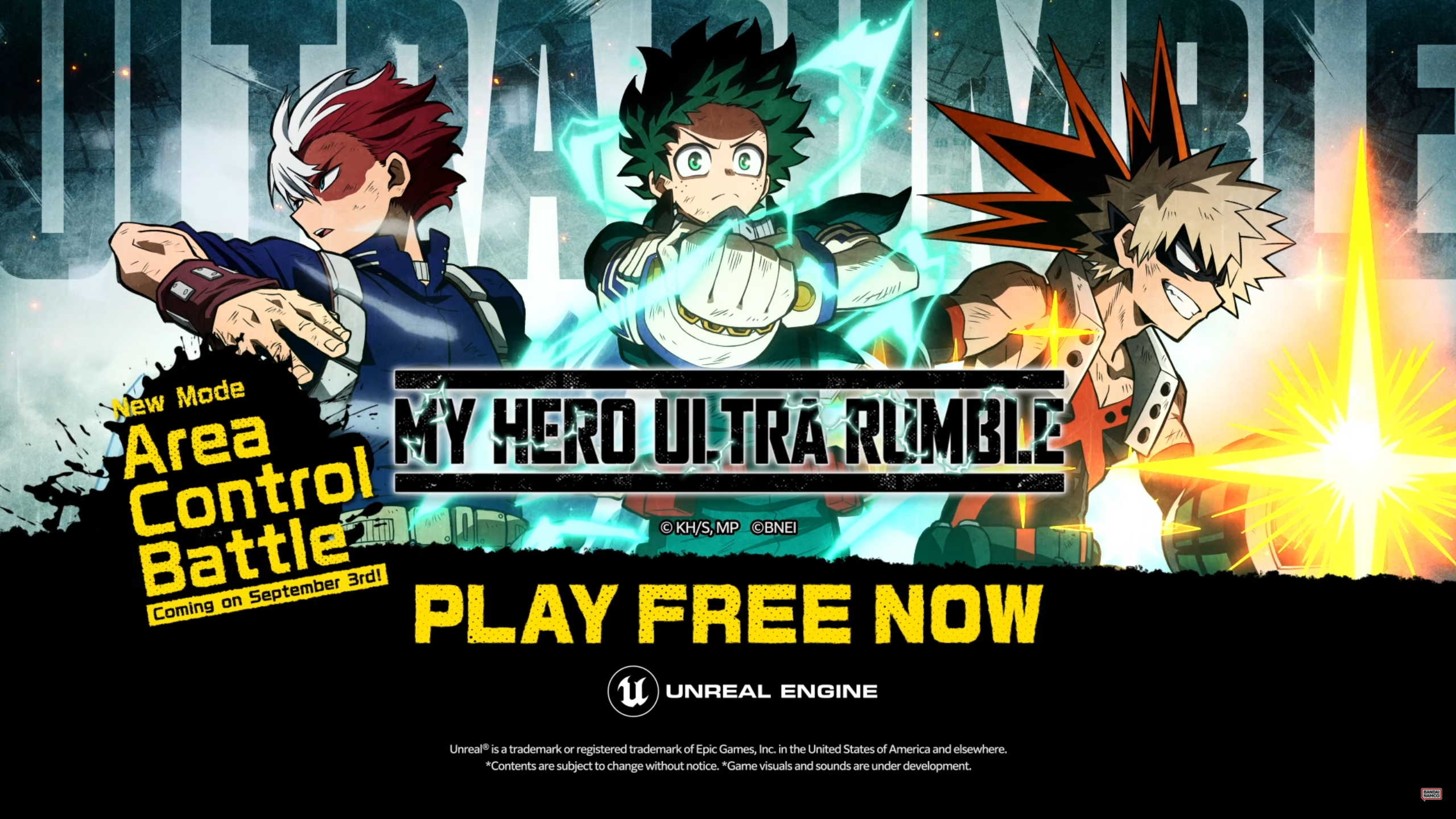MY HERO ULTRA RUMBLE lance son mode Area Control Battle