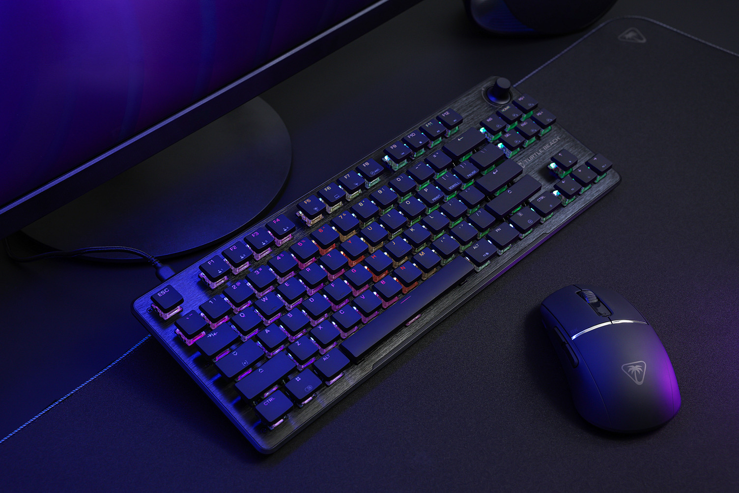 Vulcan II TKL et la souris sans fil Burst II Pro Esport