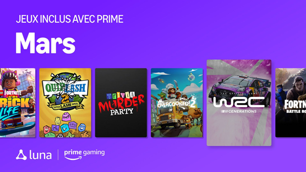 Prime Gaming mars 2025